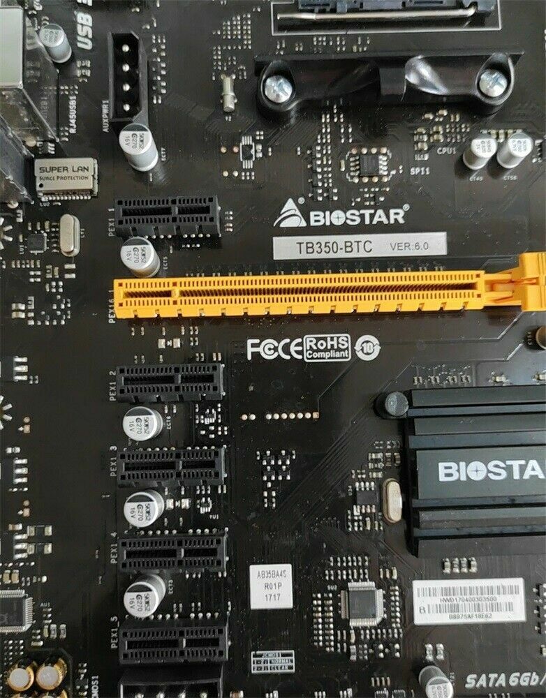 BIOSTAR Reveals Two AMD AM4 Crypto Mining Motherboards