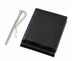 Buy Ferragamo Bi-Fold Wallet with Money Clip | Black Color Men | AJIO LUXE