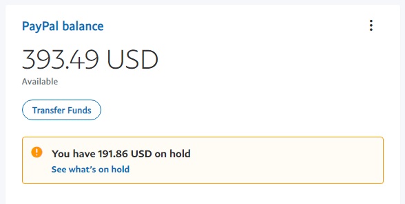 How can I release my payment(s) on hold? | PayPal US