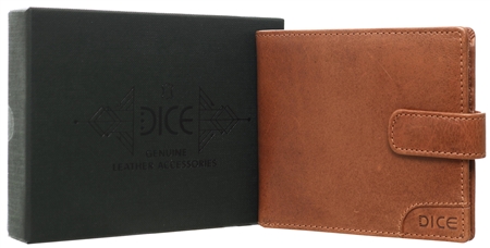 Leather Trucker Wallet - Natural — DicE Magazine