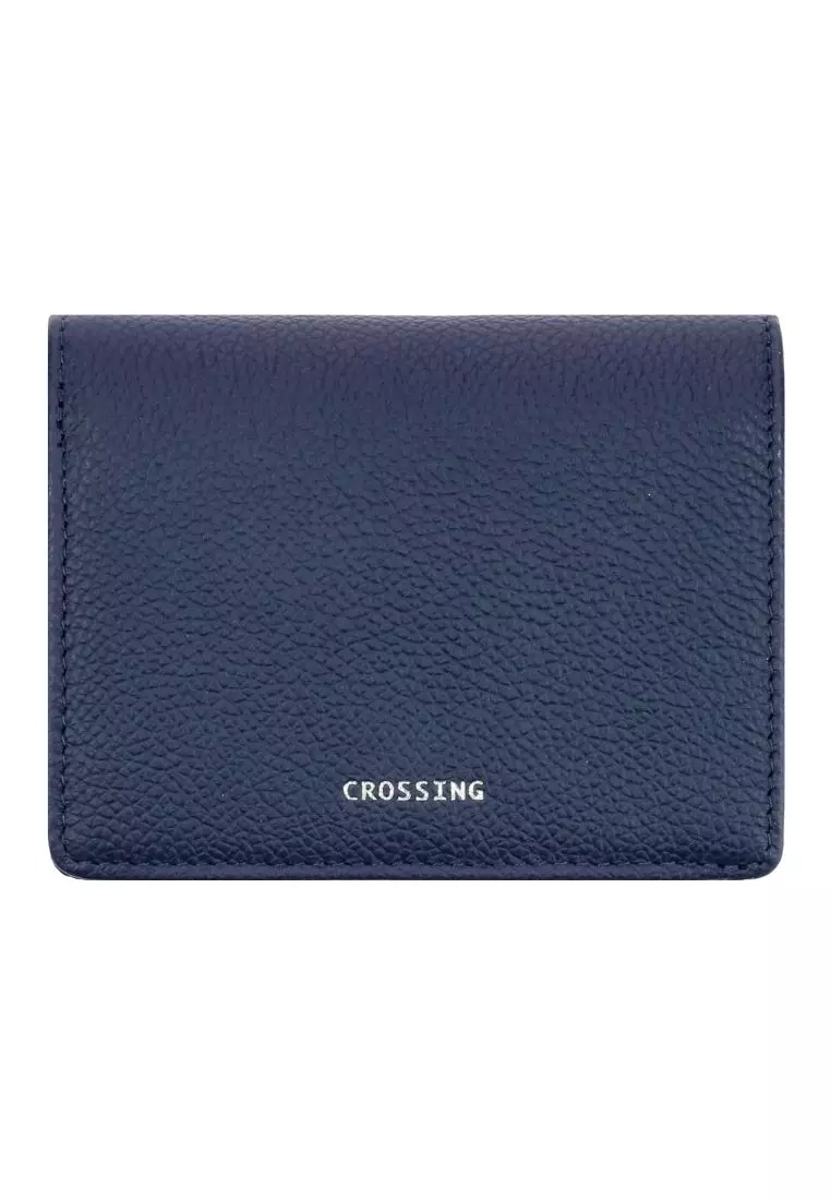 Premium Navy Blue Wallet And Keychain Combo With Free Stylus Pen - 99 Customized Jewellery