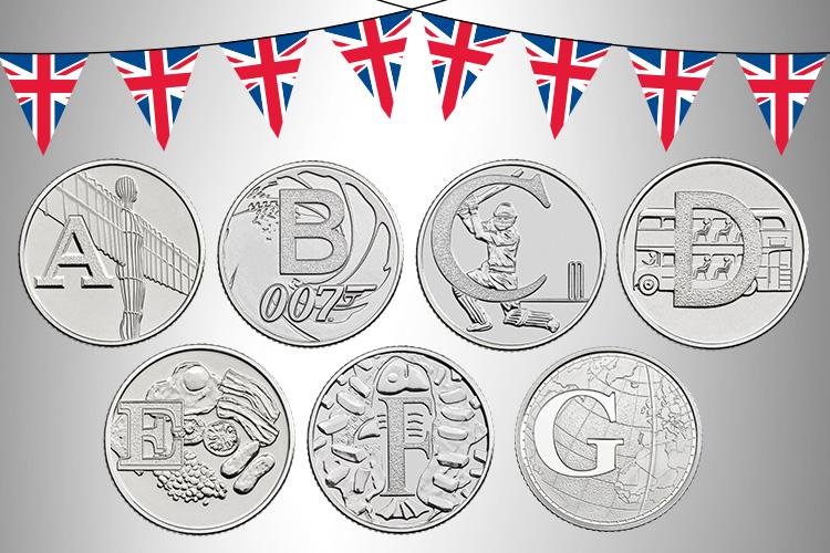 U - Union Jack 10p Coin - Mintage: , - Scarcity Index: 1