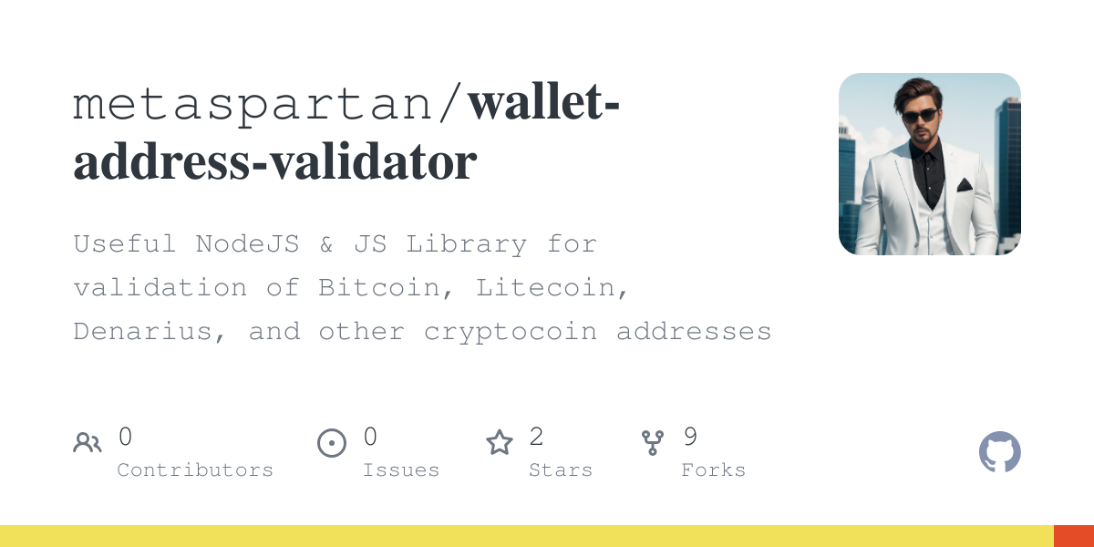 crypto-address-validator-ts | Yarn