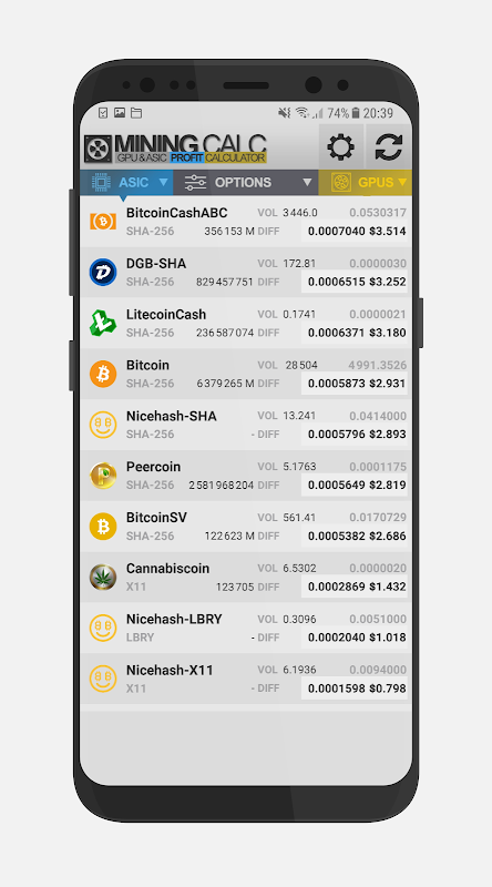 Pascalcoin (PASC) mining profitability calculator