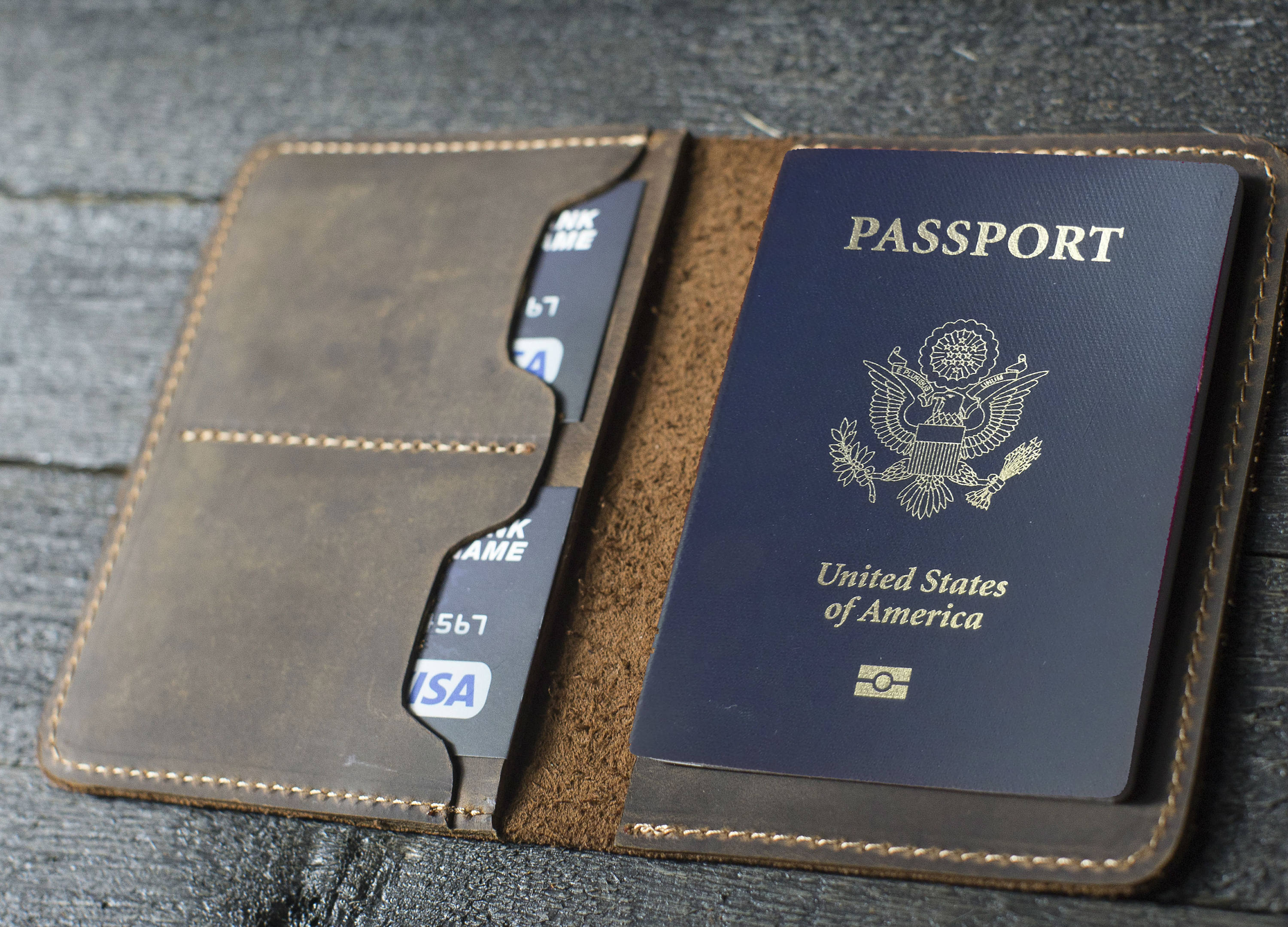 Personalised Leather Passport Holder | The Leather Satchel Co.