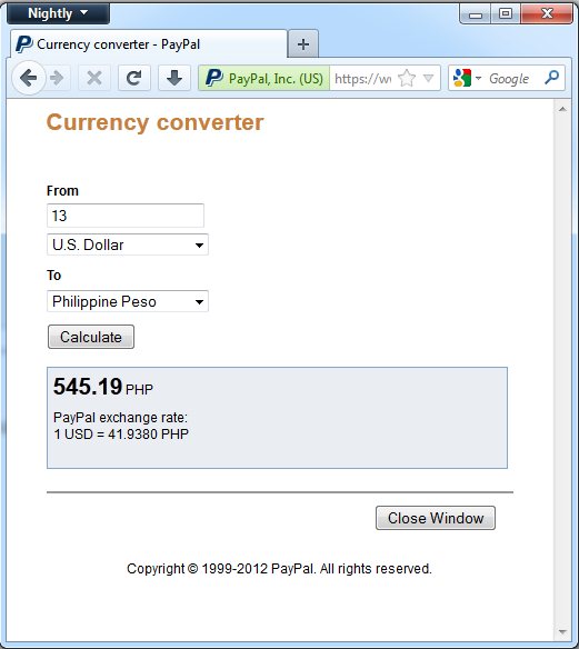 Bypassing PayPal's exchange rate when paying throu - PayPal Community