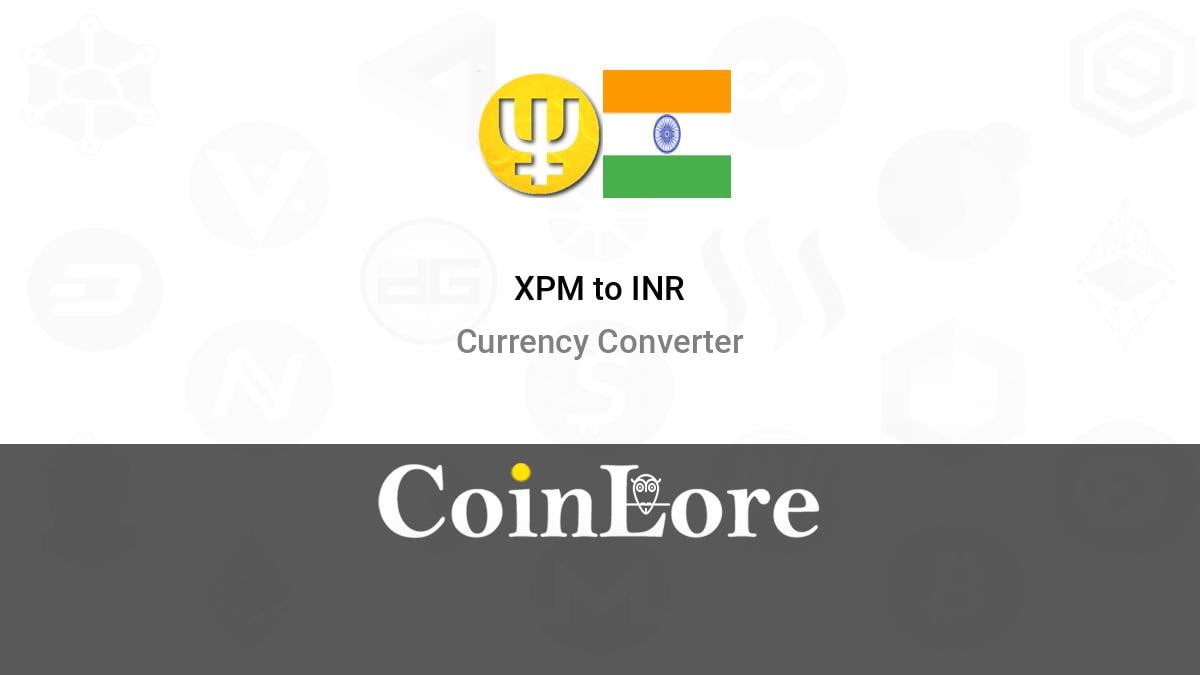 XPM to INR (PrimeCoin to Indian Rupee) | convert, exchange rate