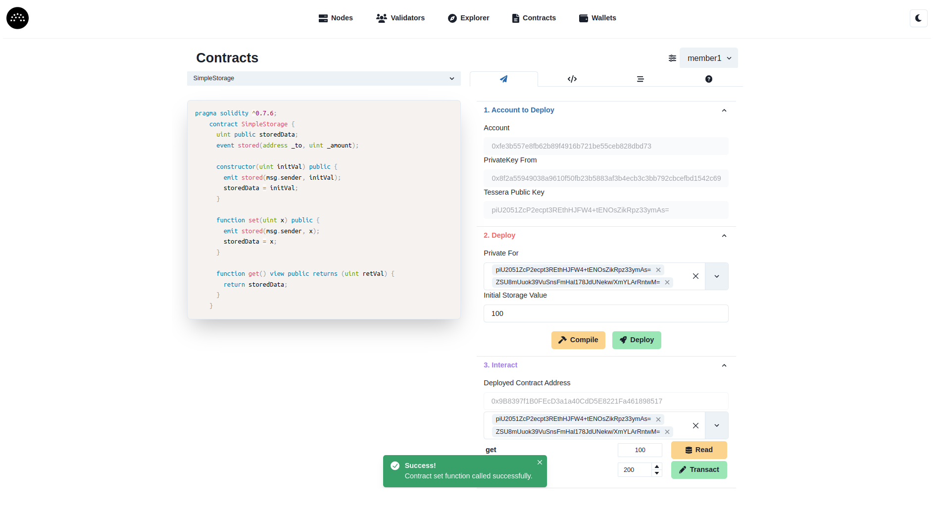 Mobile blockchain explorer for Quorum and Ethereum