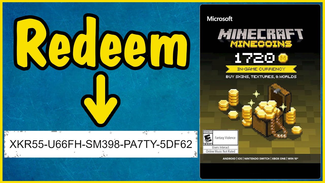 Minecraft Minecoins | Buy your code online | coinlog.fun