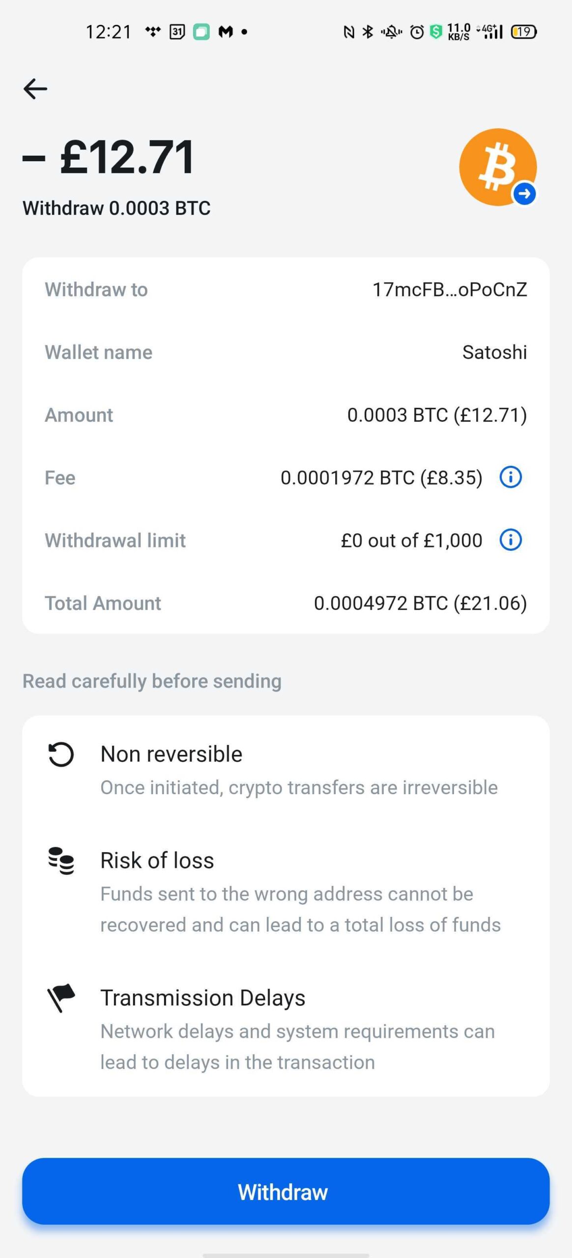 🚀 Bitcoin withdrawals have landed🚀 - Announcements - Revolut Community