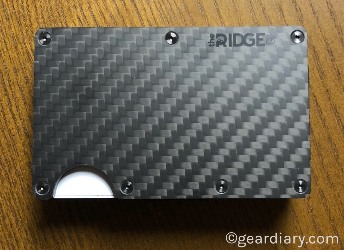 Ridge’s Carbon Fiber band wallet is their pinnacle offering, but it’s expensive. - Walletopia