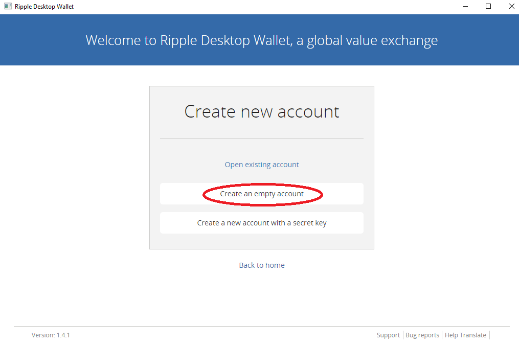 Ripple desktop wallet - Problem Solving - XRP CHAT