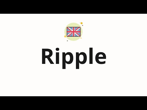 How to pronounce ripple | coinlog.fun