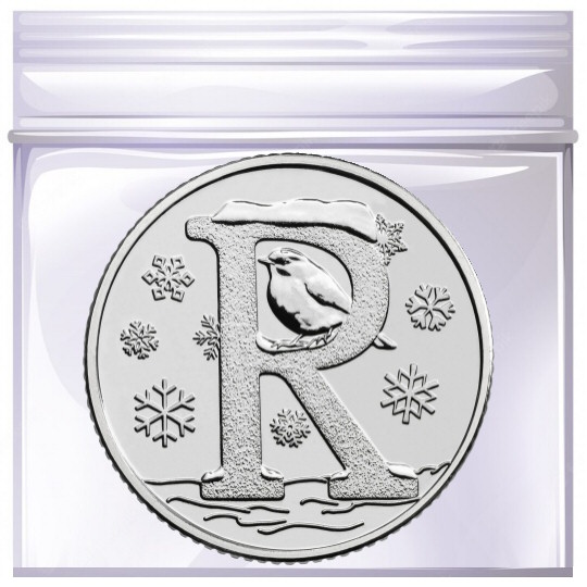 R - Robin 10p Coin - Mintage: , - Scarcity Index: 