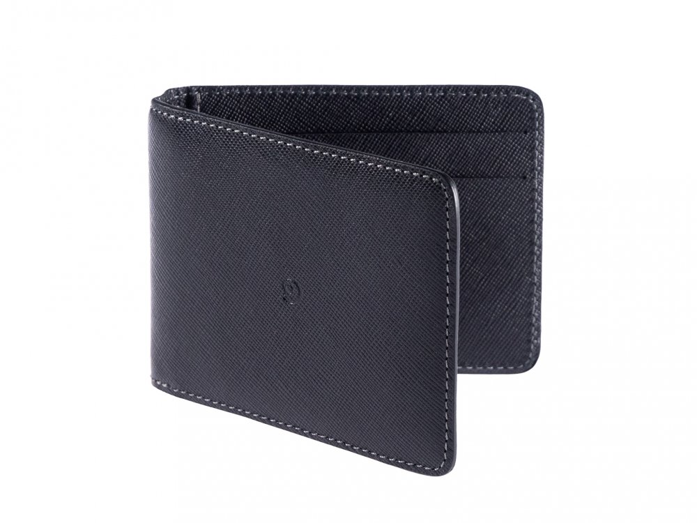 Picard Saffiano Men's Bifold Leather Wallet with Money Clip(Navy) – Picard (Singapore)