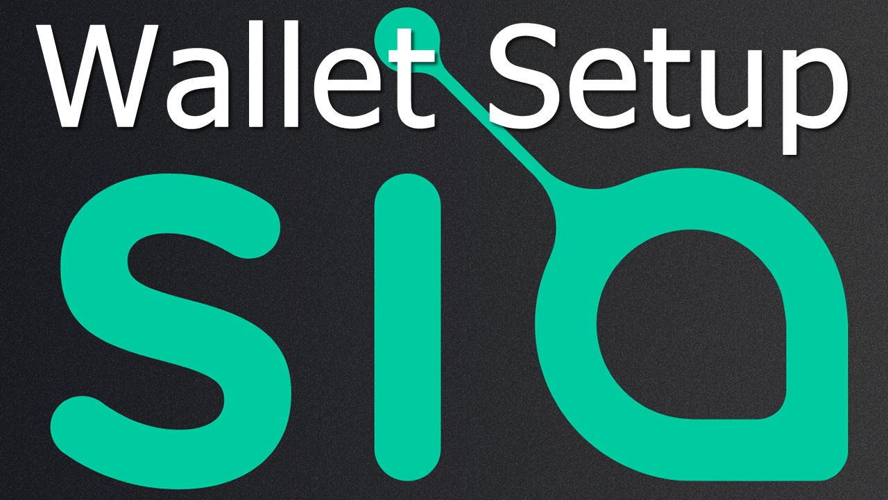 Sia Wallet Setup Guide - SiaSetup