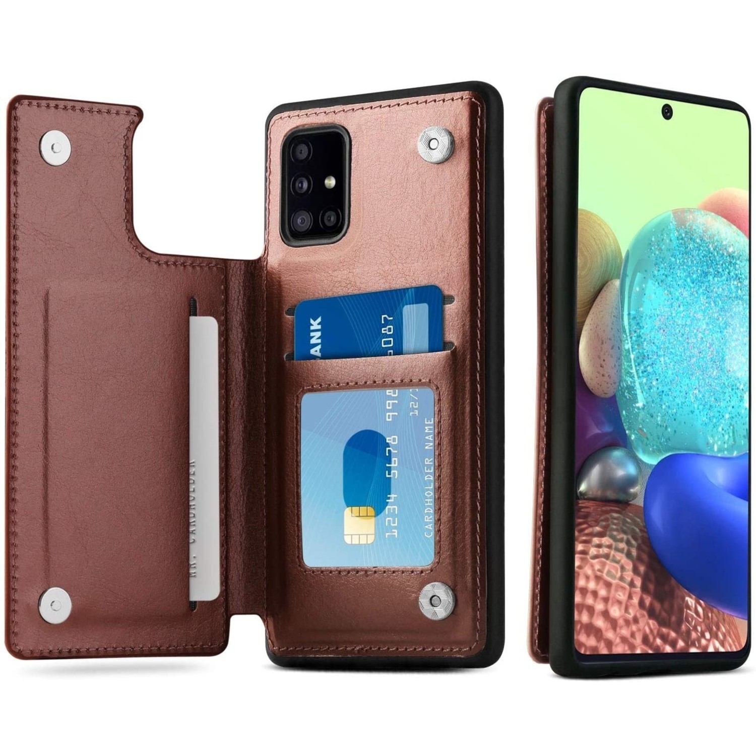 Puro 2-in-1 Magnetic Samsung Galaxy A71 Wallet Case