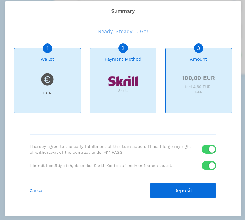 Crypto withdrawal | Withdraw to Bitcoin | Skrill