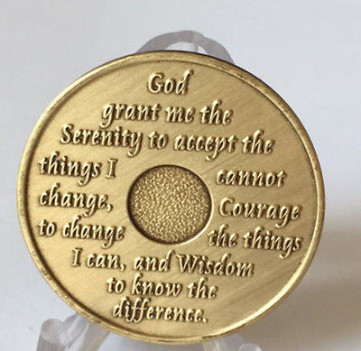 Celebrate Recovery Specialty Bronze Coin - Serenity Prayer