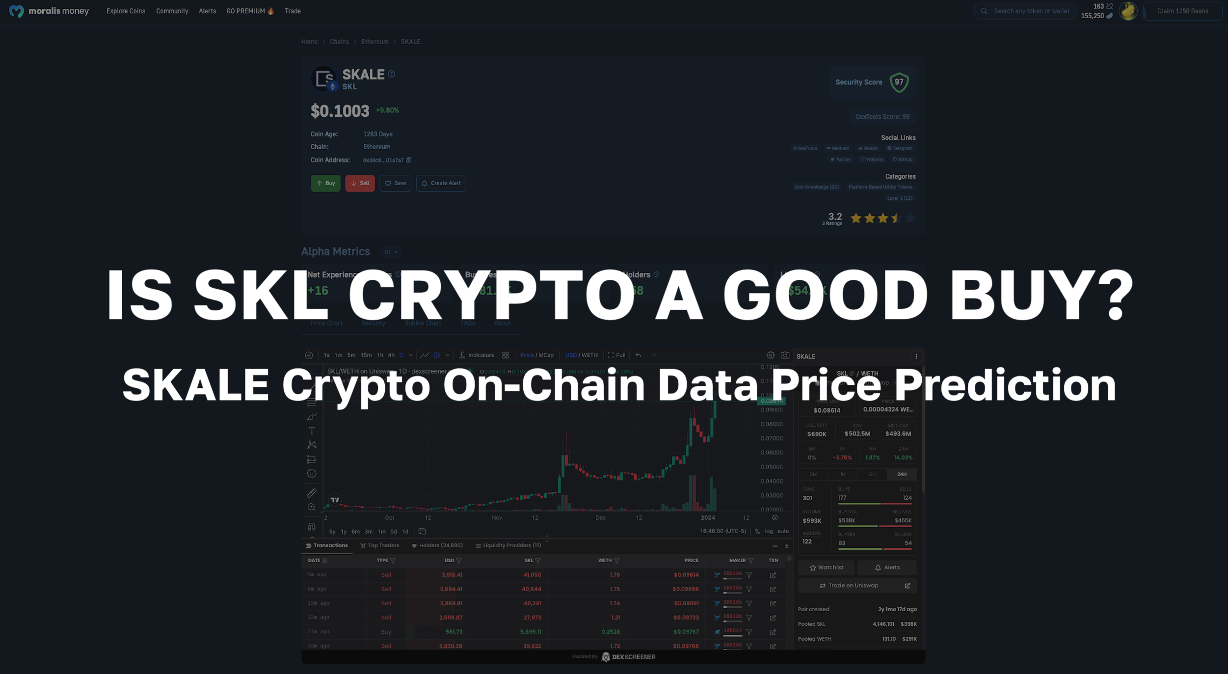 SKALE (SKL) Price Today | SKL Live Price Charts | Revolut United Kingdom