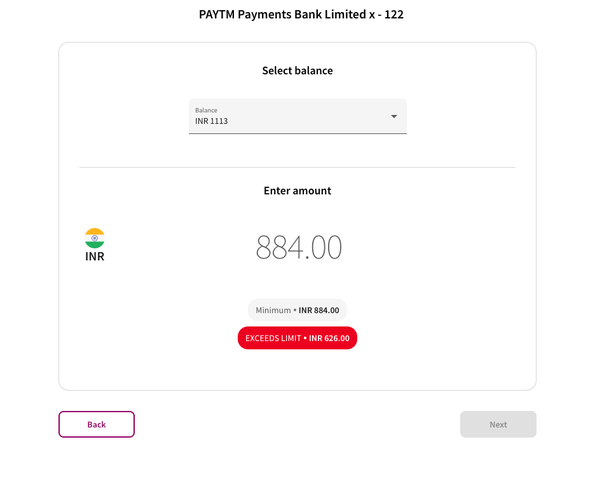 Skrill to PayTm Exchange. Buy PayTm with Skrill.