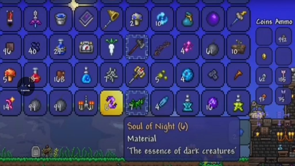 Buying Neptune's Shell/20 Souls of Fright/Moon Shell :: Terraria Discusiones generales