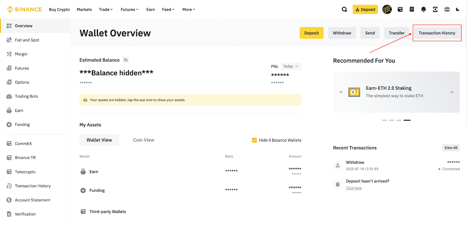 My Binance account is wrong - what do I do? | Recap Help Center