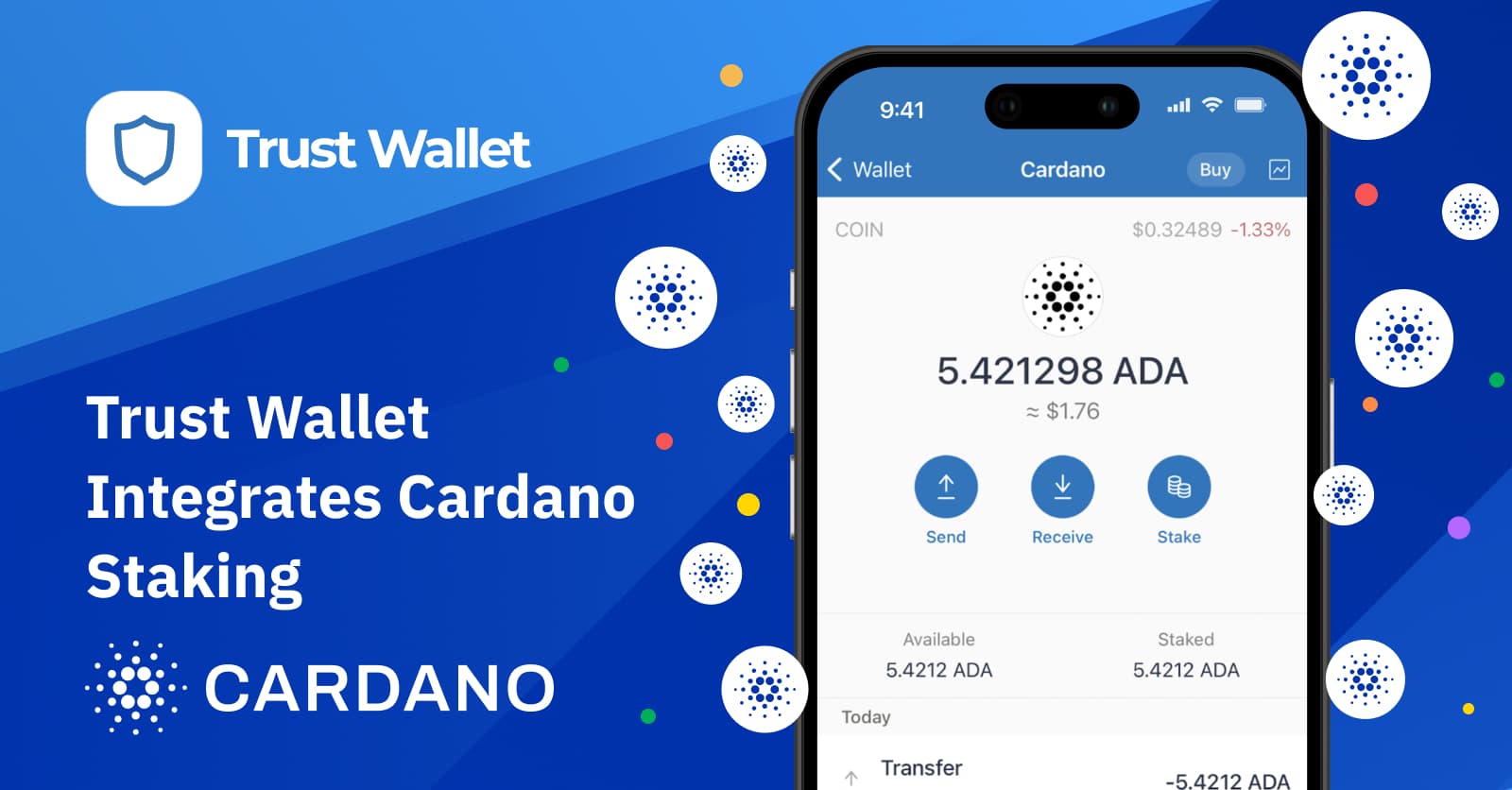 How To Stake Cardano (ADA) In Trust Wallet - Staking - Trust Wallet