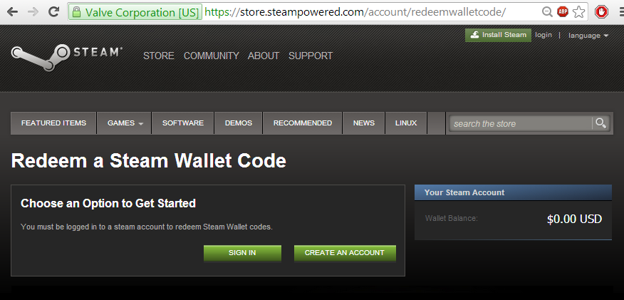 Steam Wallet Codes - Cherry Credits