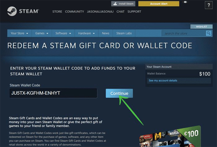 Steam Wallet - Add Funds