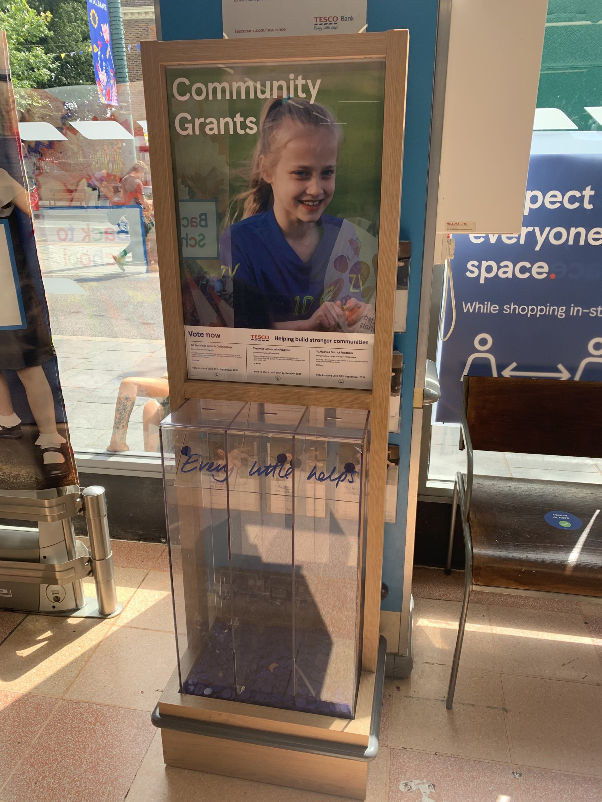 Anyone visiting Tesco today only has chance of winning £5, for charity - MyLondon