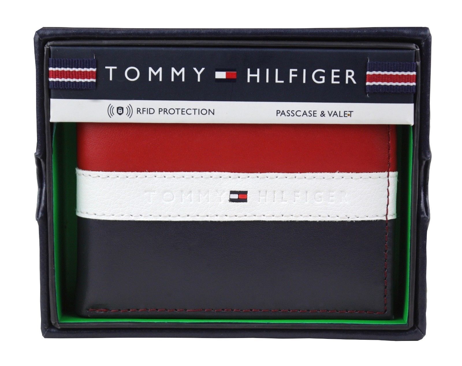 Tommy Hilfiger Essential Signature Large Wallet, Fierce Red - McElhinneys