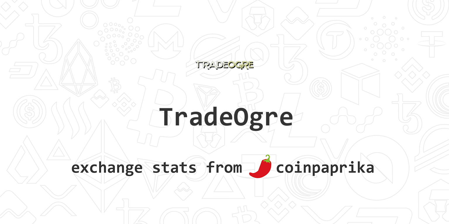 TradeOgre Trade Volume, Trade Pairs & Info | MyToken