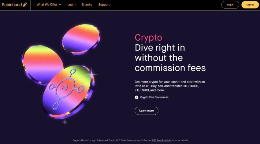 Buy crypto with Robinhood Connect | Robinhood