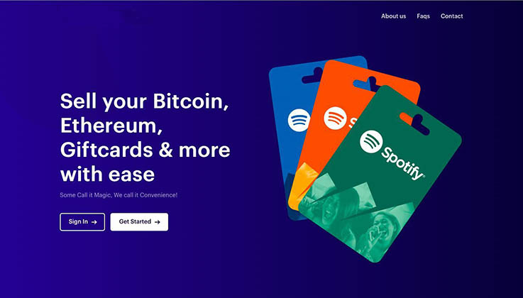 GiftoCash: Sell Gift Cards for Bitcoins and Trade Crypto