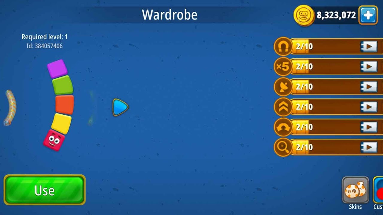 How to get Free Coins in WORMS ZONE