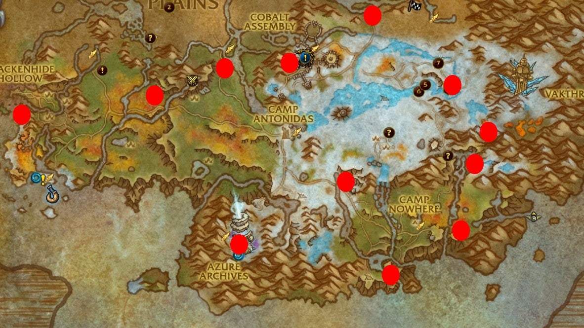 World of Warcraft: Dragonflight - All Dragon Glyph locations | VG