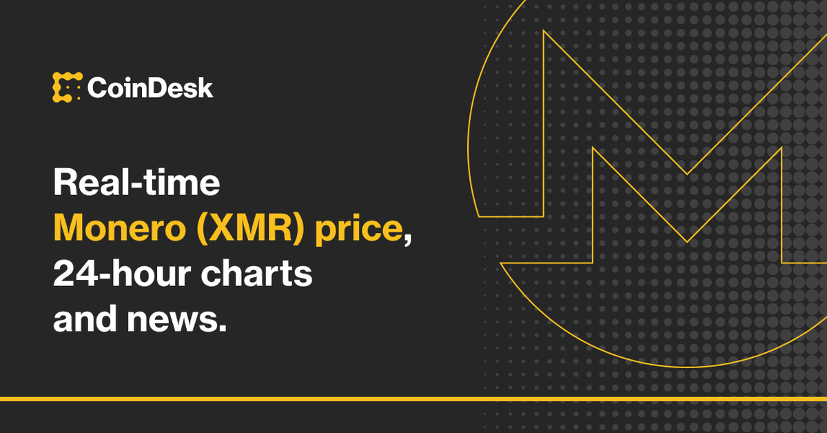 Monero (XMR) live coin price, charts, markets & liquidity