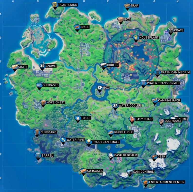 Fortnite: All Season 4 Week 5 Challenges