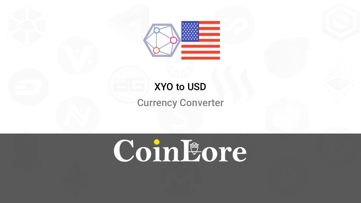 XYO ($) - XYO Price Chart, Value, News, Market Cap | CoinFi