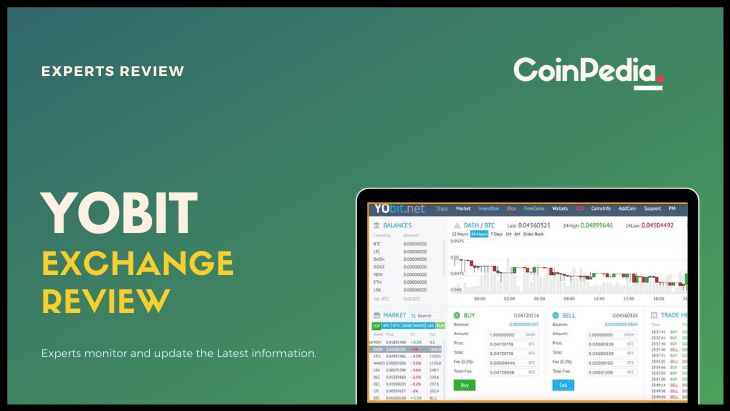 YoBit Exchange Live Markets, trade volume ,Guides, and Info | CoinCarp